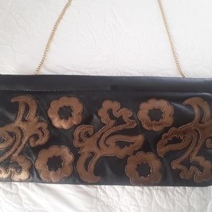 Great American Leather Works Snap open clutch